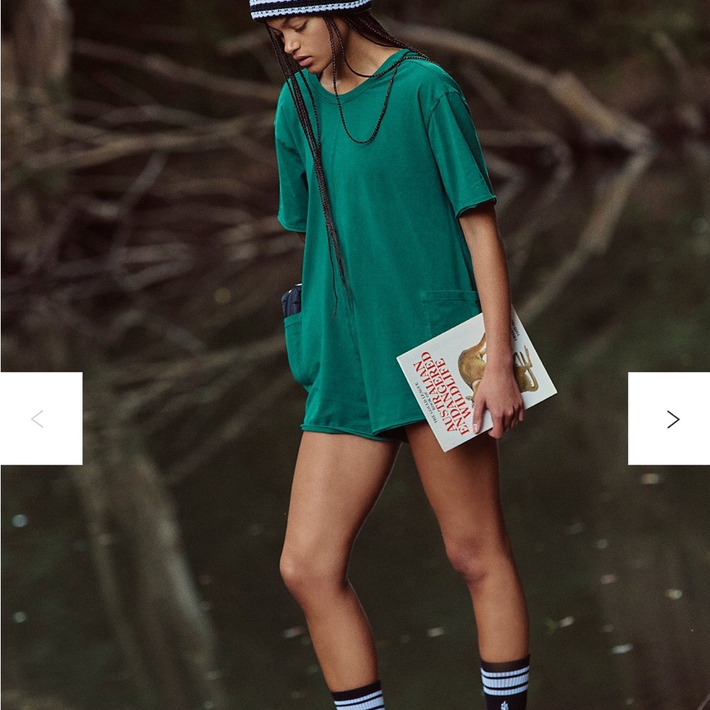 FREE PEOPLE Hot Tee Romper